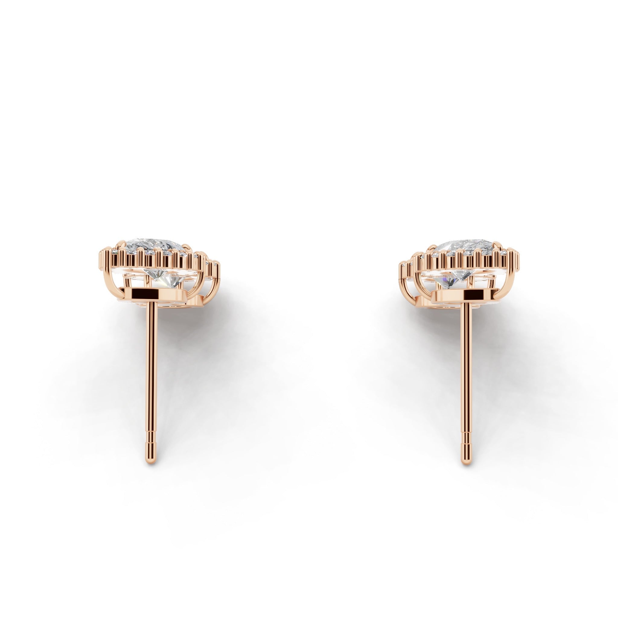 ヘイローデュオダイヤモンドピアス